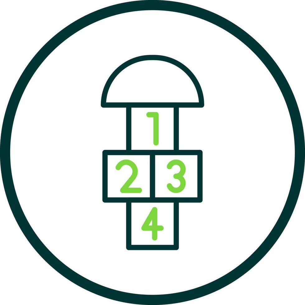 Hopscotch  Vector Icon Design