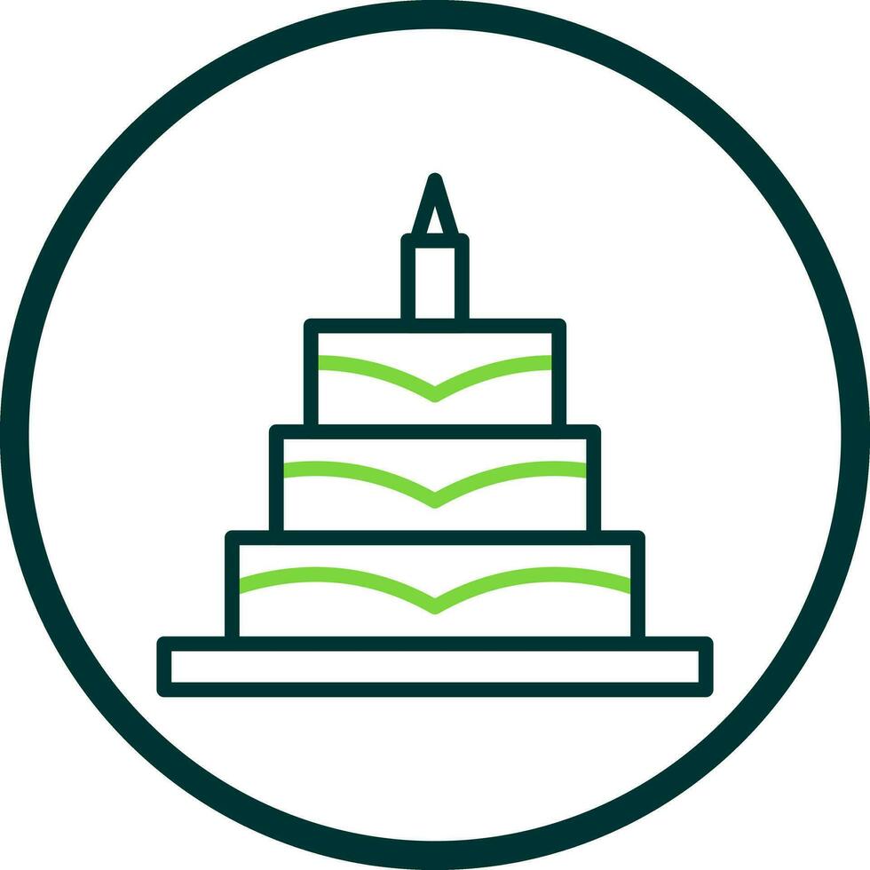 Birthday Cake  Vector Icon Design