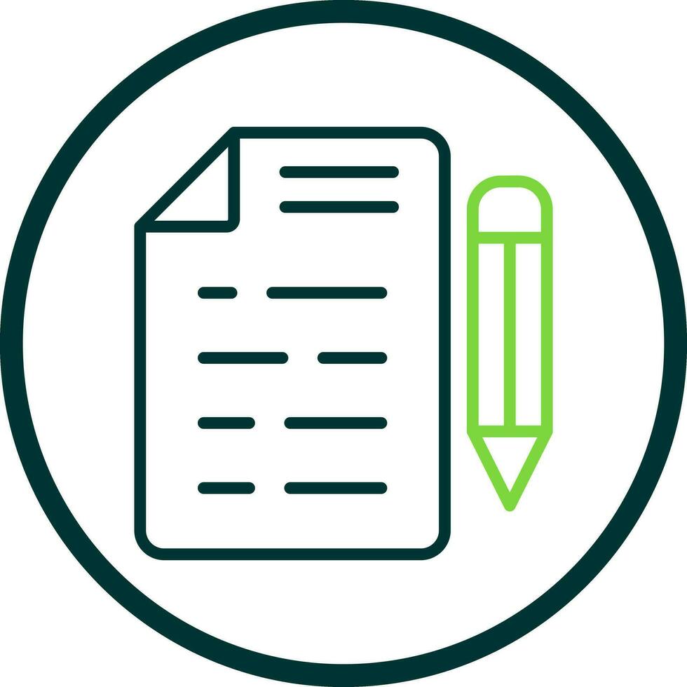 Contract Vector Icon Design