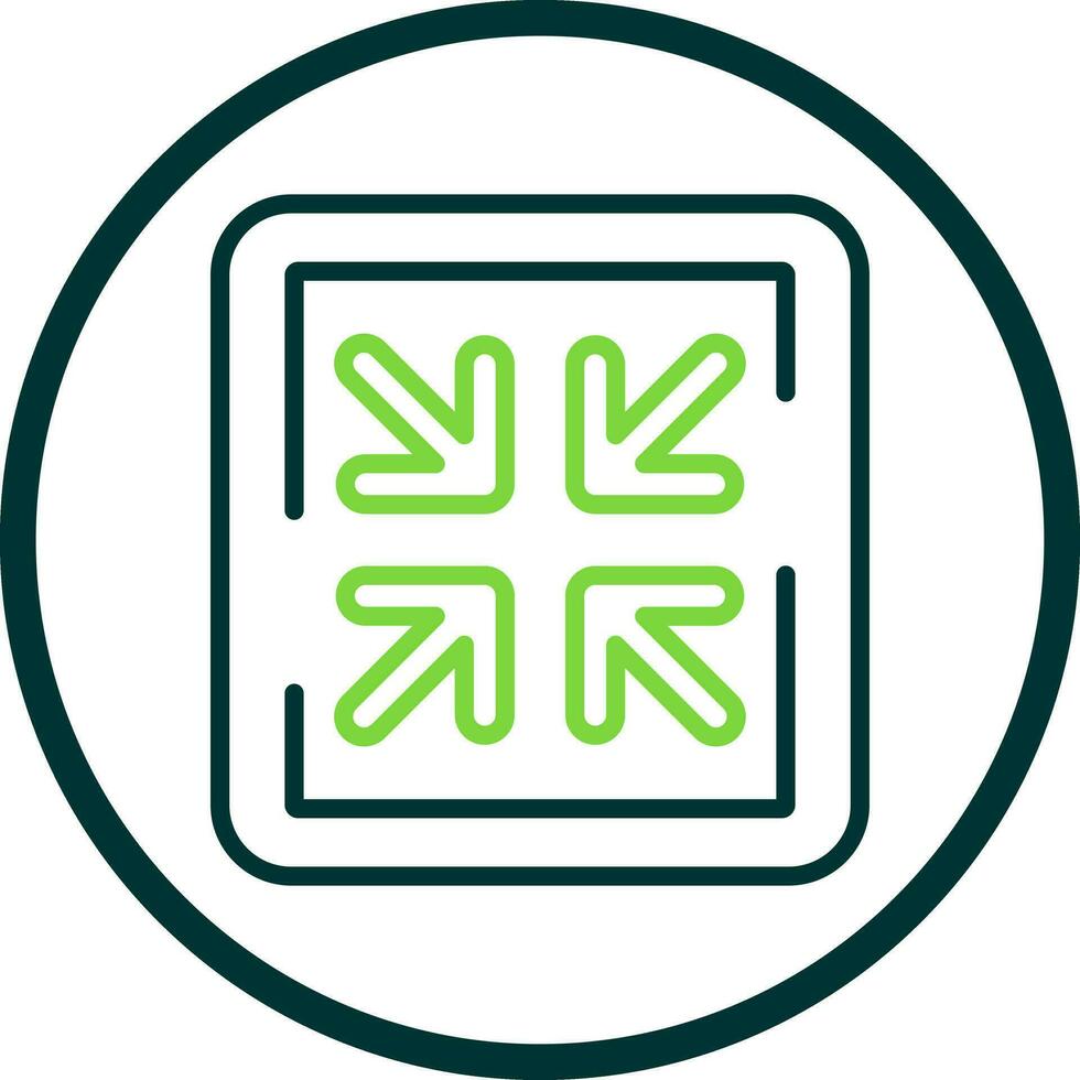 Shrink Vector Icon Design