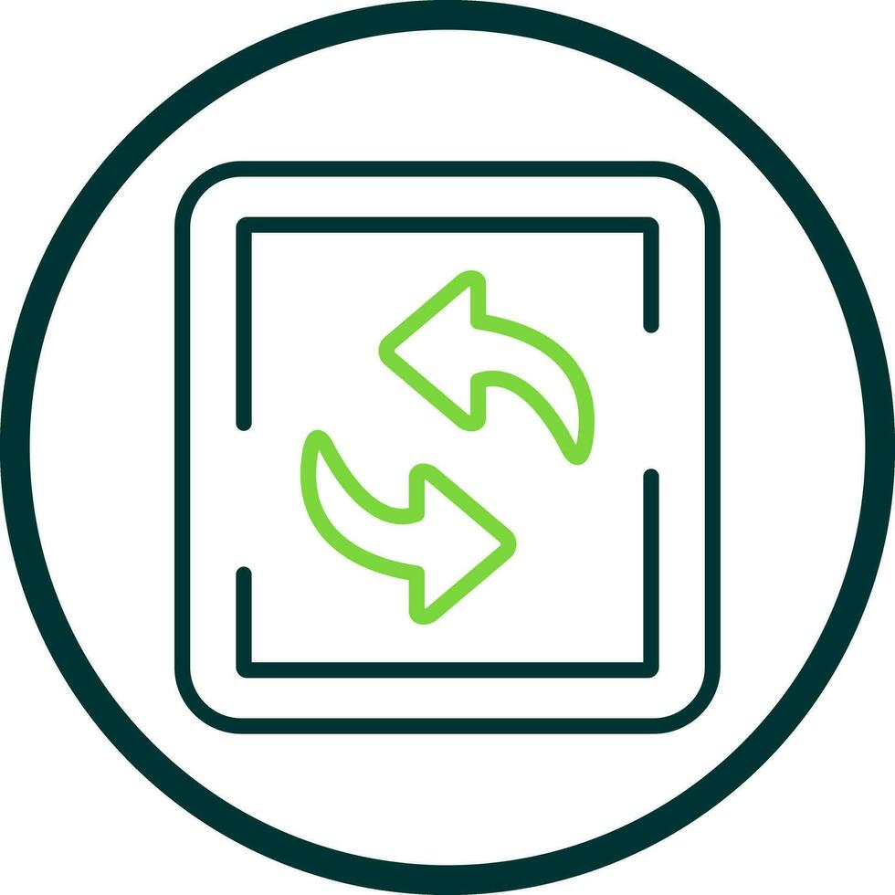 Rotate Arrow Vector Icon Design