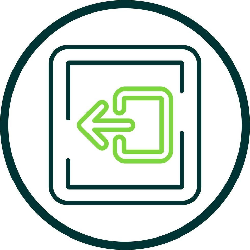 Logout Vector Icon Design