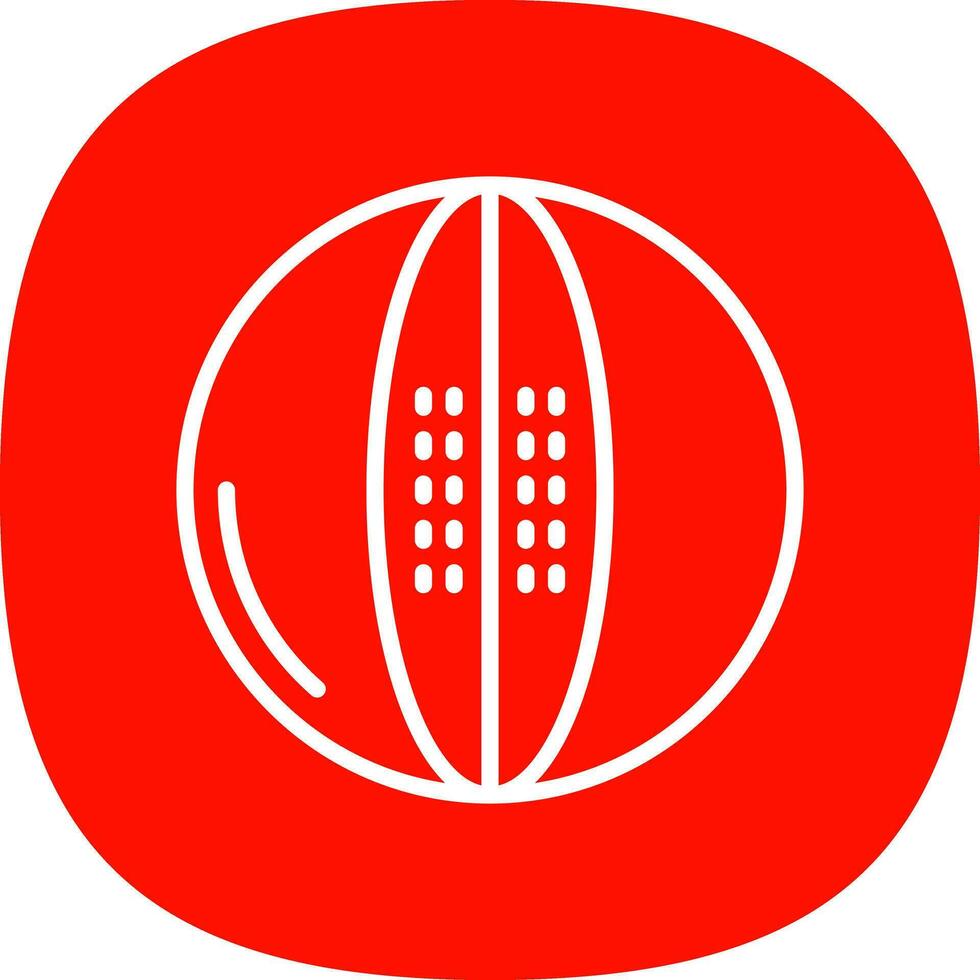 Melon Cantaloupe Vector Icon Design