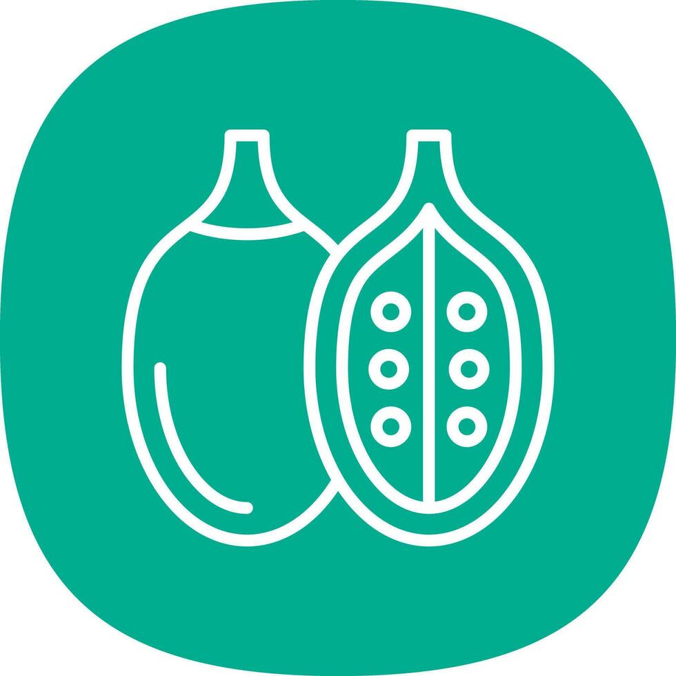 Tamarillo Vector Icon Design