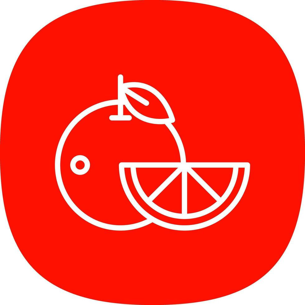 Orange Vector Icon Design