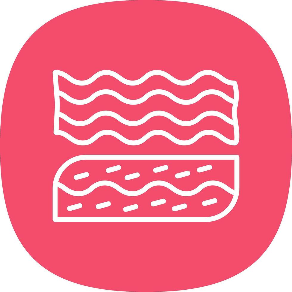 Bacon Vector Icon Design