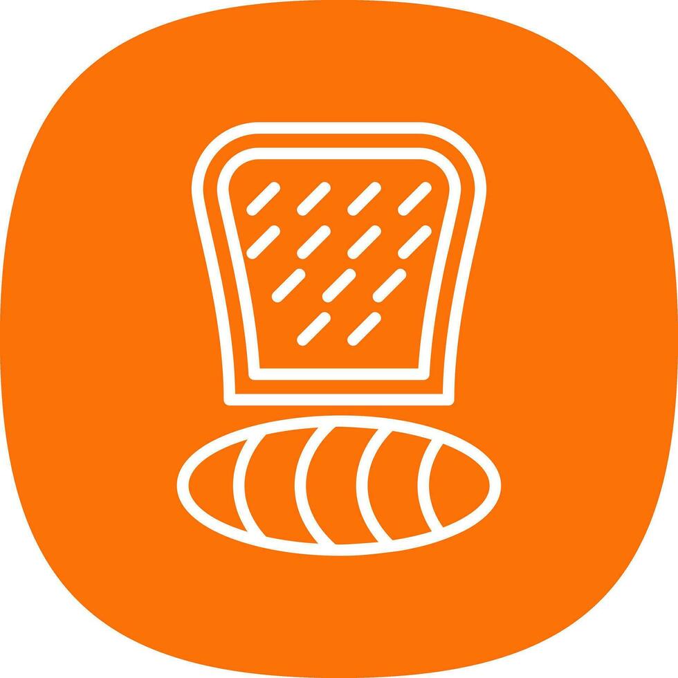 Bread Vector Icon Design