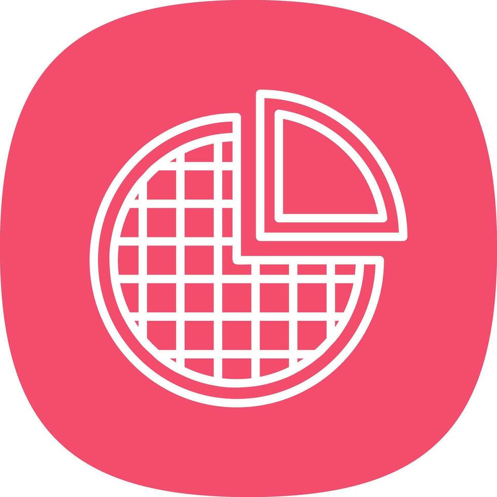 Pie Vector Icon Design