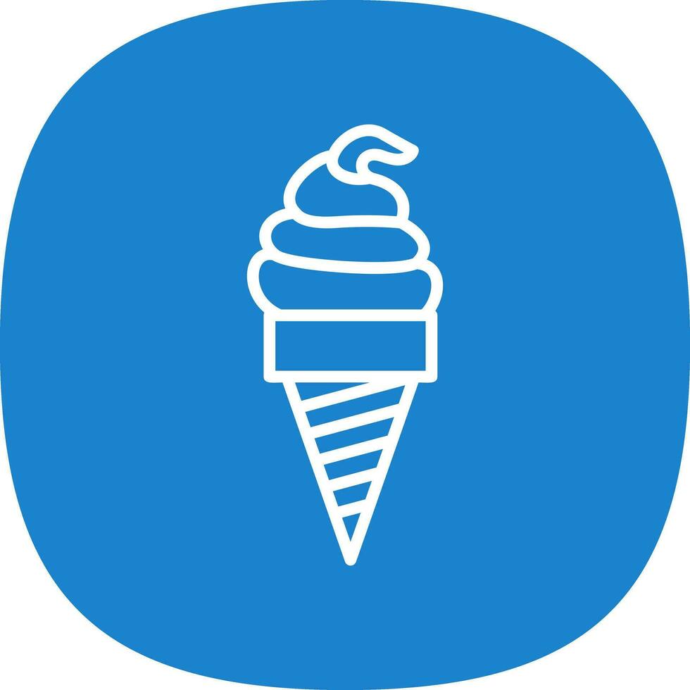 diseño de icono de vector de helado