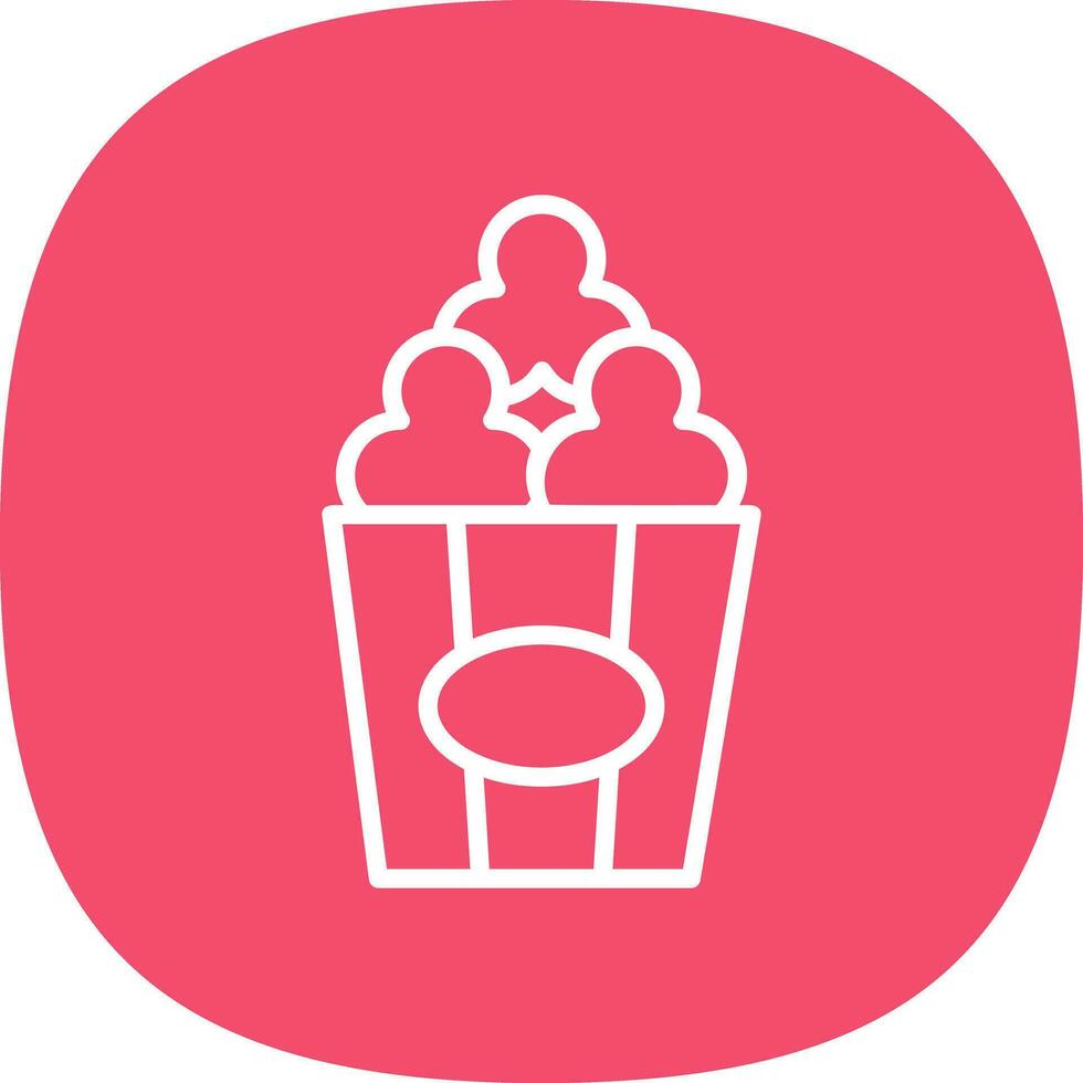 Popcorn  Vector Icon Design