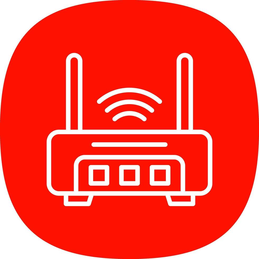Router  Vector Icon Design