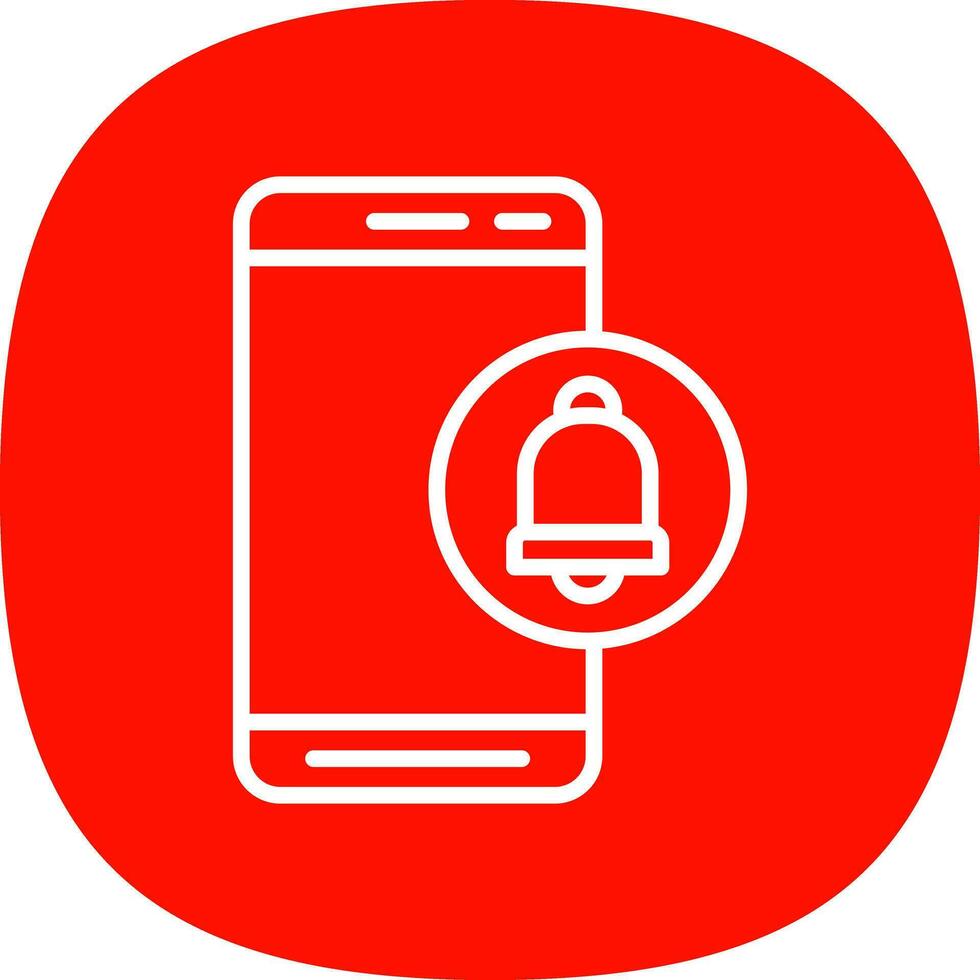 Mobile Alert  Vector Icon Design