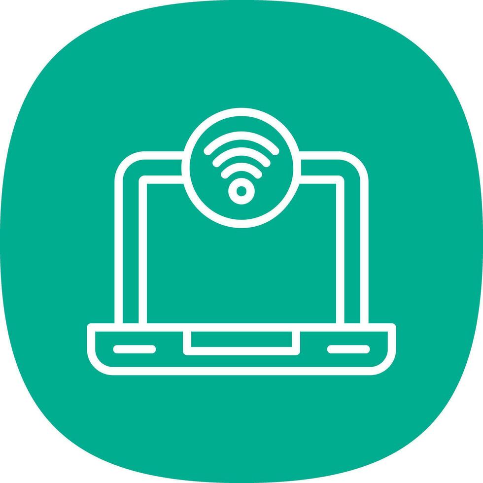 Wifi Signal  Vector Icon Design