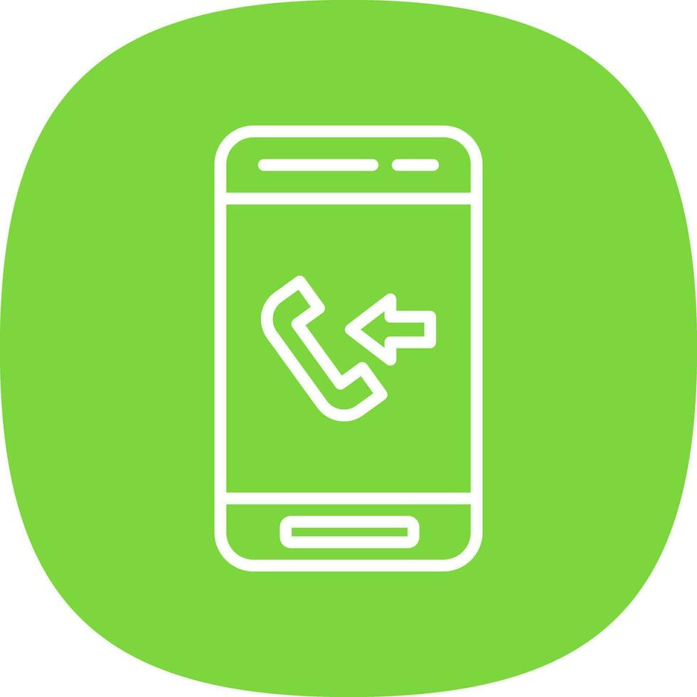 Incomming Call  Vector Icon Design