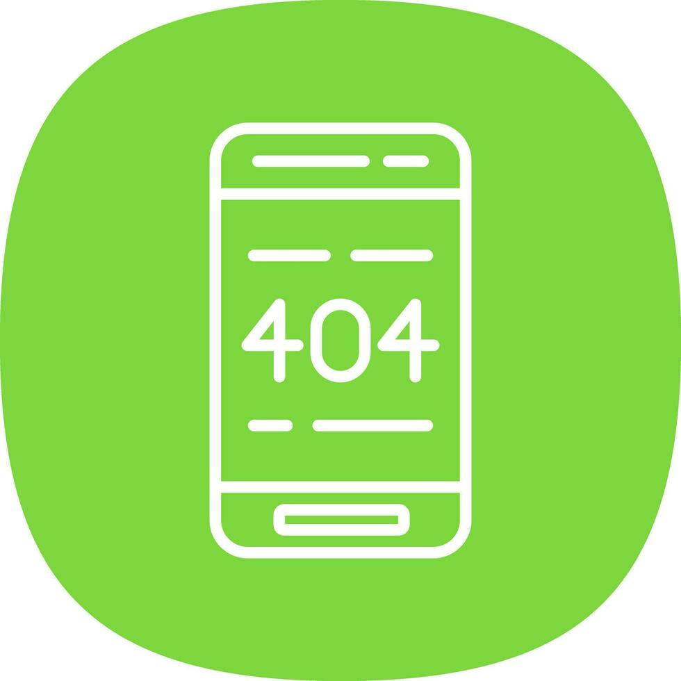 404 Error  Vector Icon Design