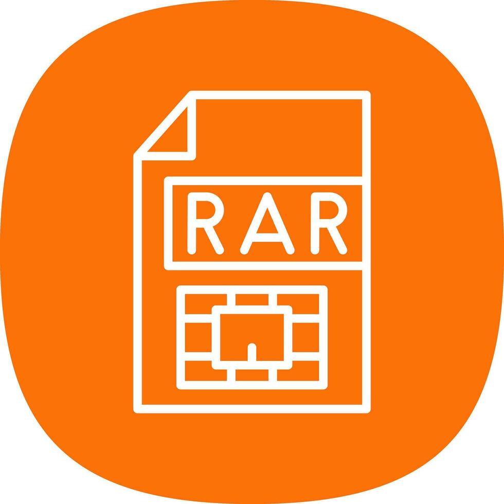 rar vector icono diseño