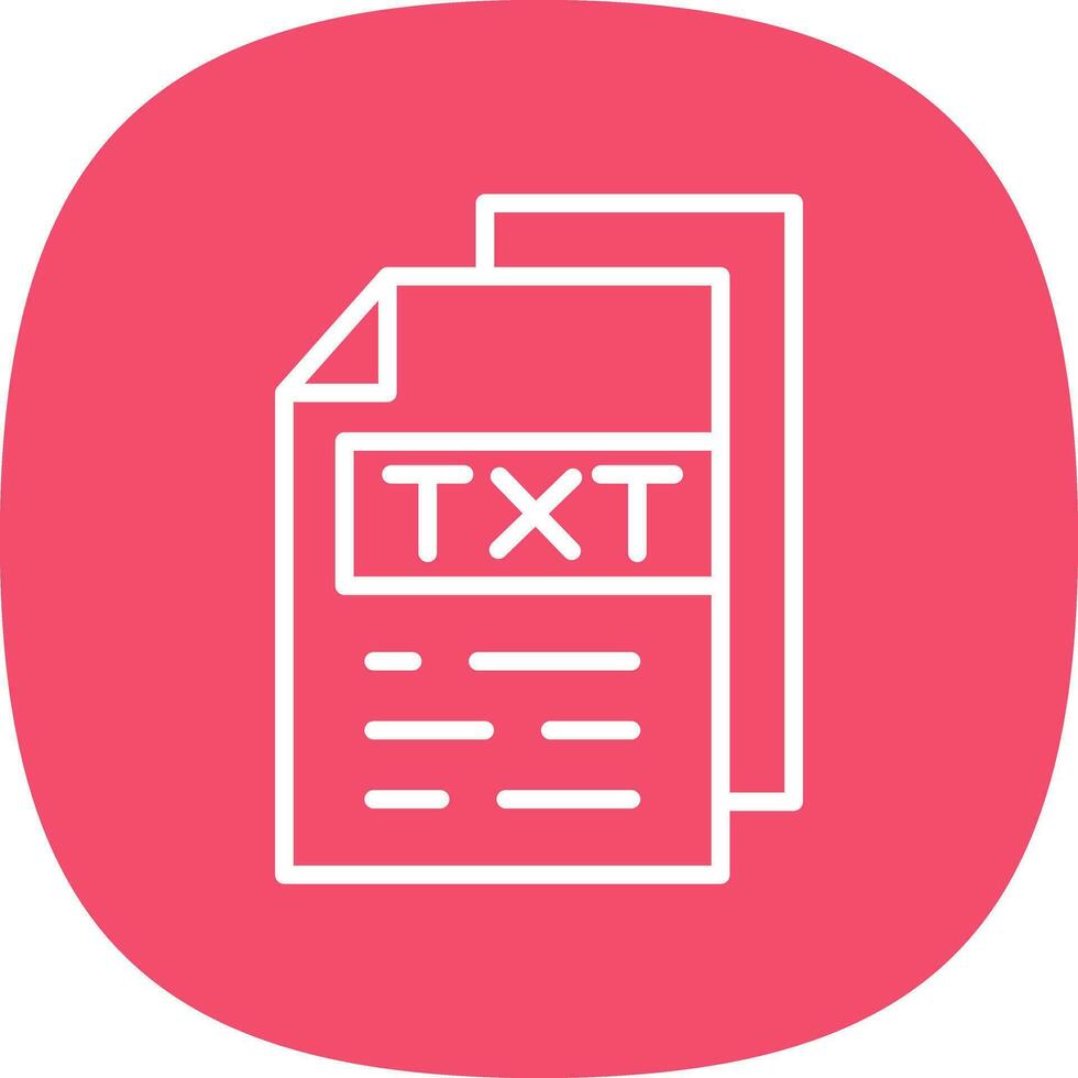 TXT vector icono diseño