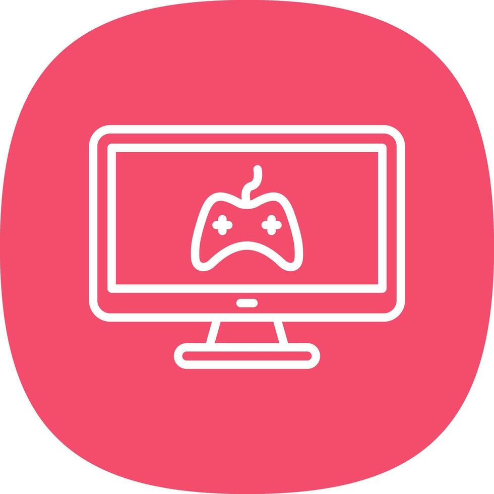 Online Game  Vector Icon Design