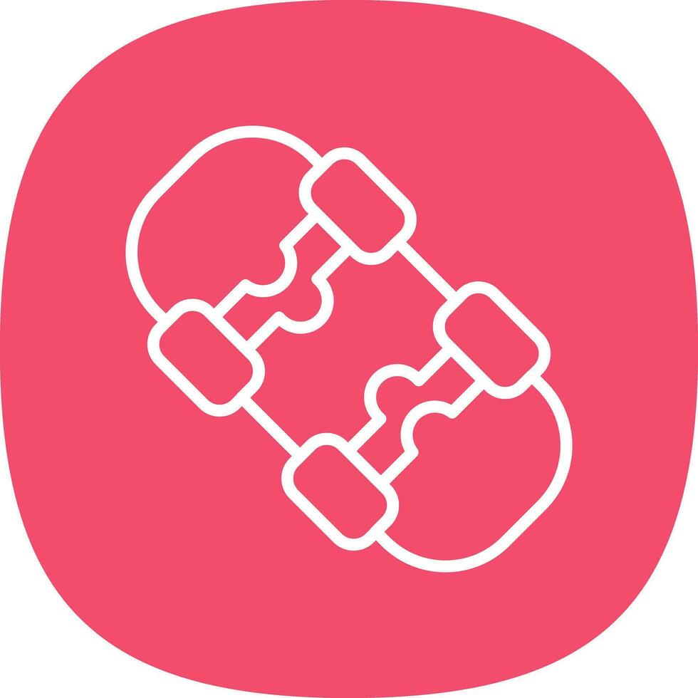 Skateboard  Vector Icon Design