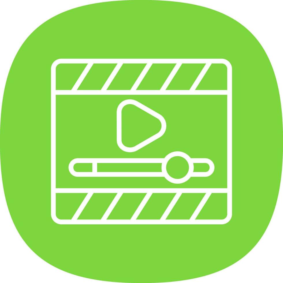 Video Player  Vector Icon Design