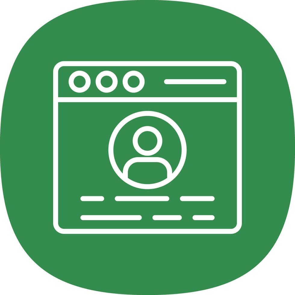 Profile  Vector Icon Design