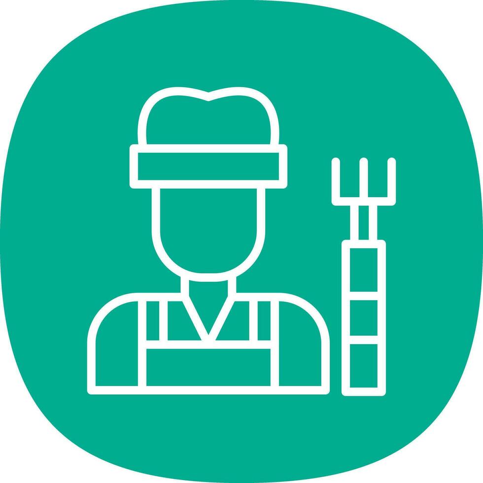 Farmer  Vector Icon Design