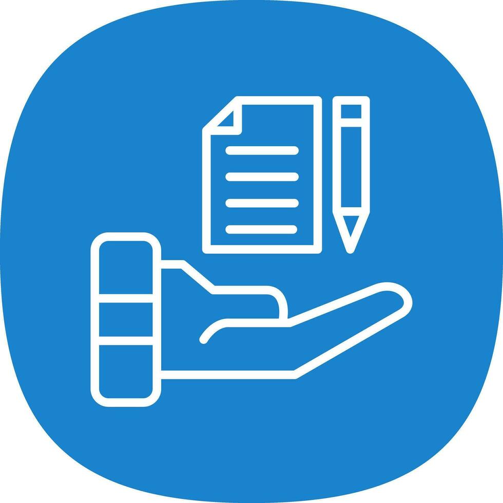 Contract Vector Icon Design