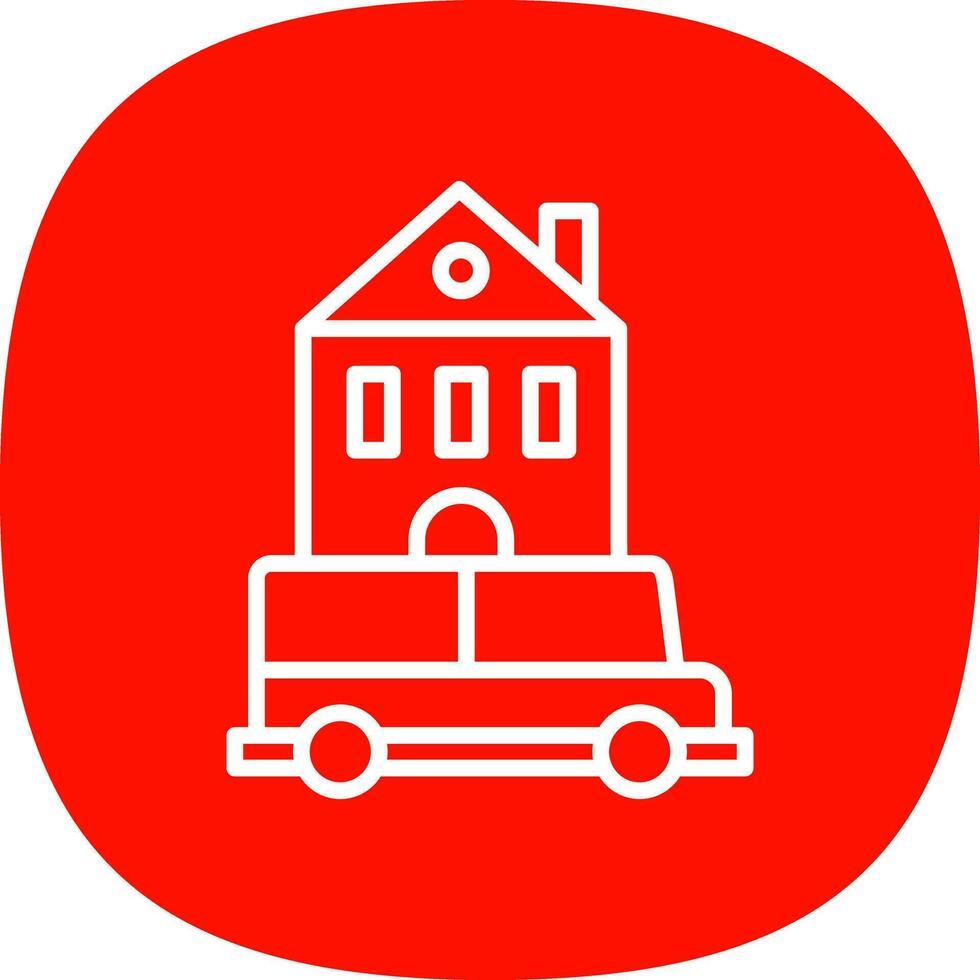 Shuttle Vector Icon Design
