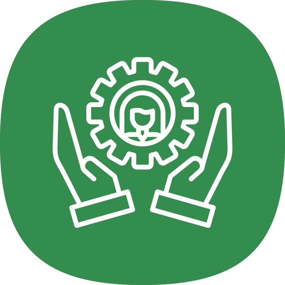 Social Worker Vector Icon Design