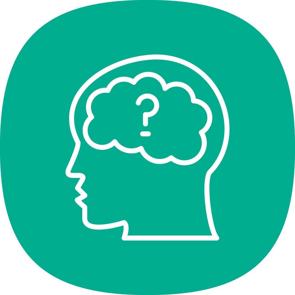 Mental Disorder Vector Icon Design