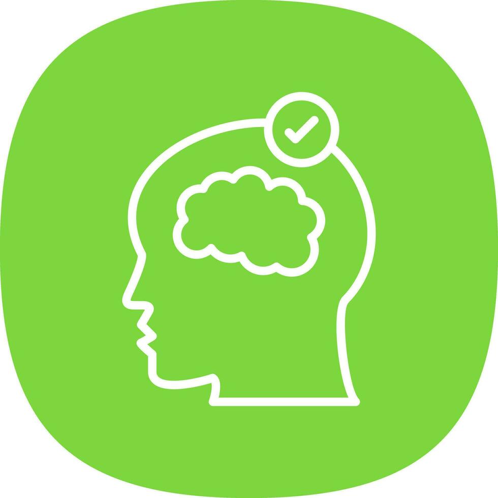 Mental Disorder Vector Icon Design