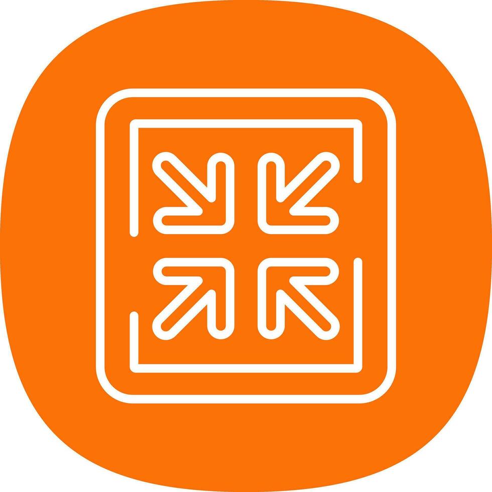 Shrink Vector Icon Design
