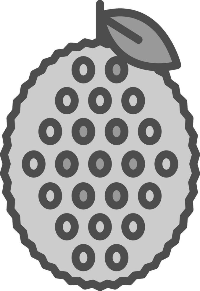 Jackfruit Vector Icon Design