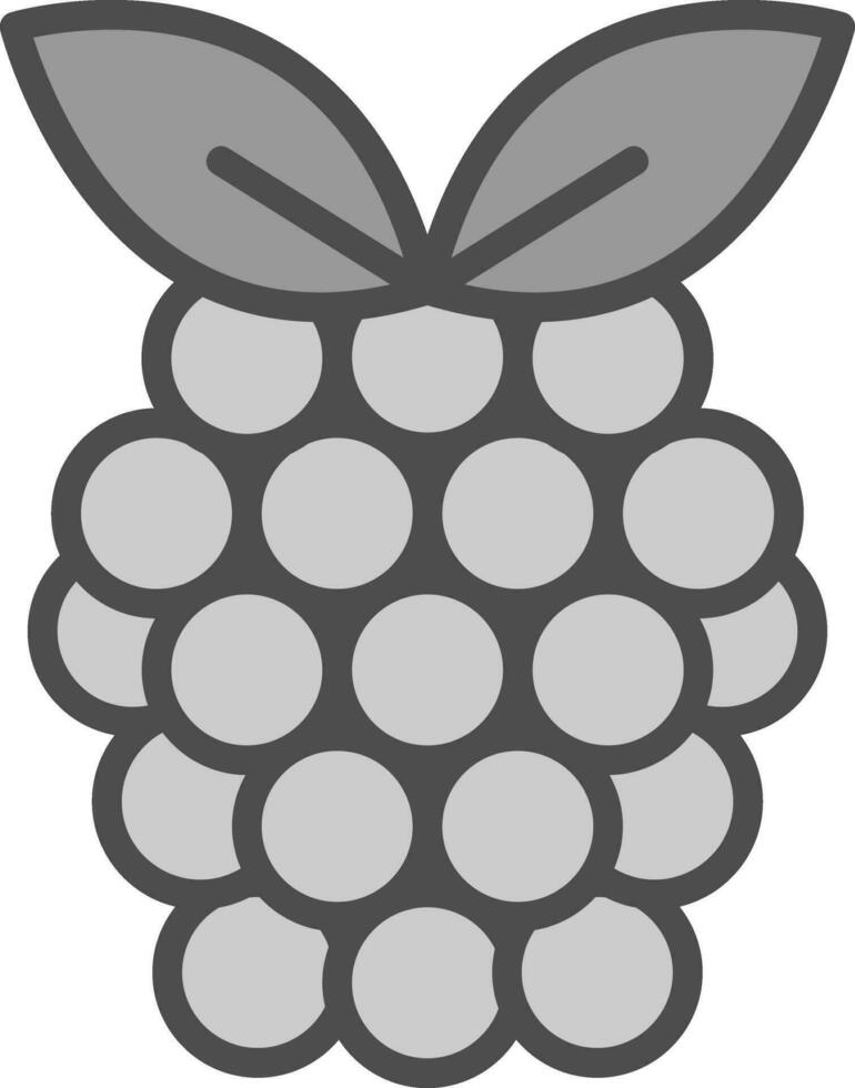 Raspberry Vector Icon Design