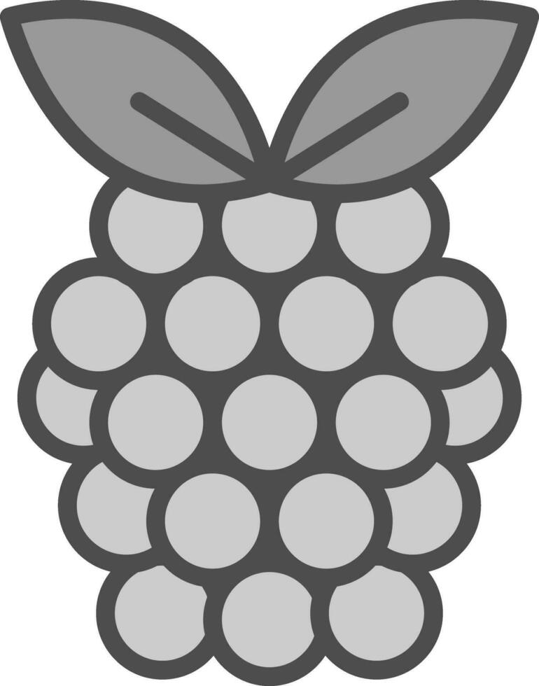 Raspberry Vector Icon Design