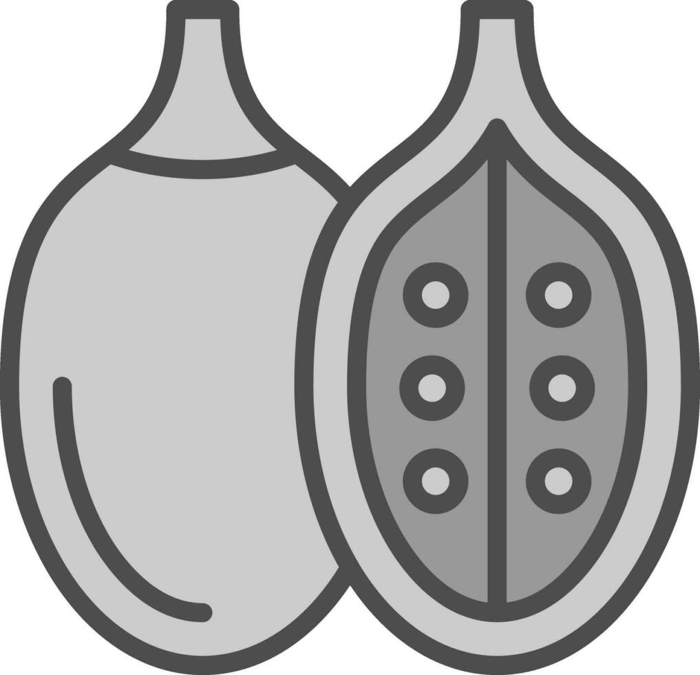 tamarillo vector icono diseño