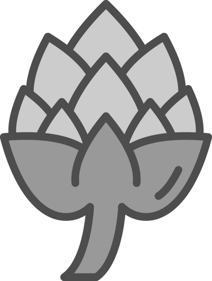 diseño de icono de vector de alcachofa