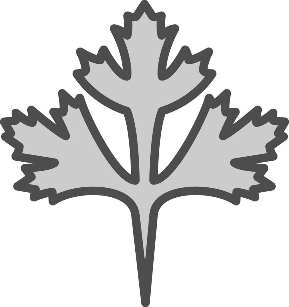 Cilantro Vector Icon Design