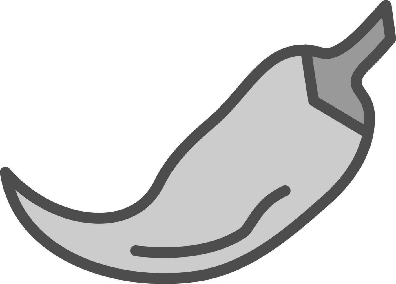 Red Chili Vector Icon Design