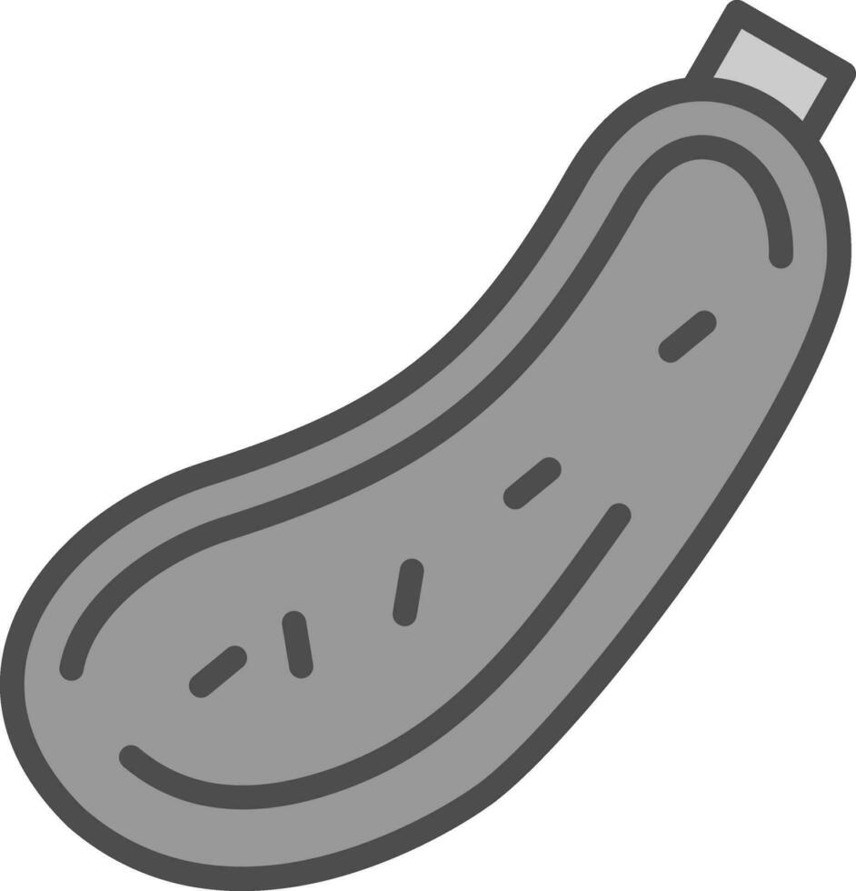 CourgetteZucchini Vector Icon Design