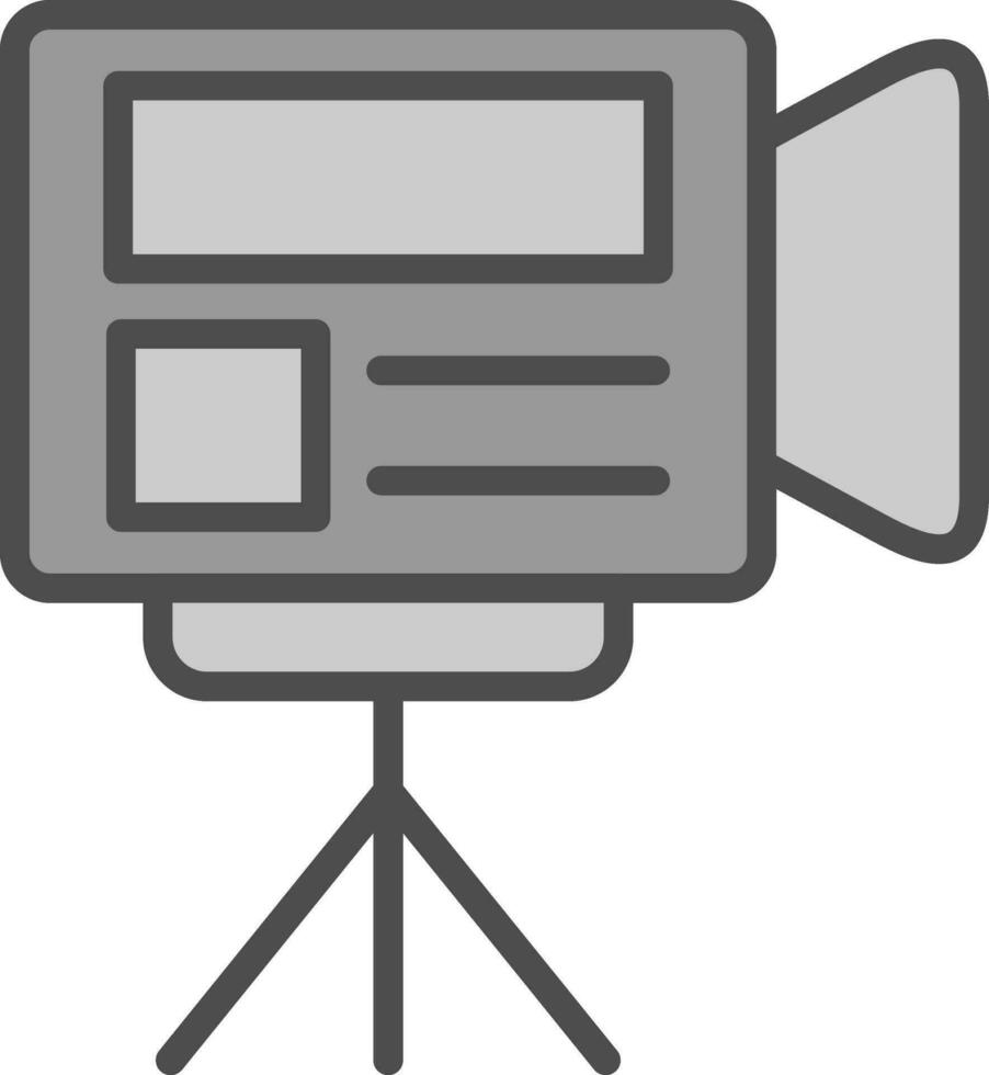 vídeo grabadora vector icono diseño