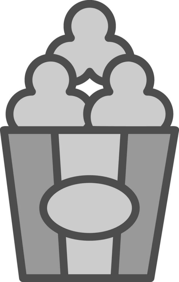 Popcorn  Vector Icon Design