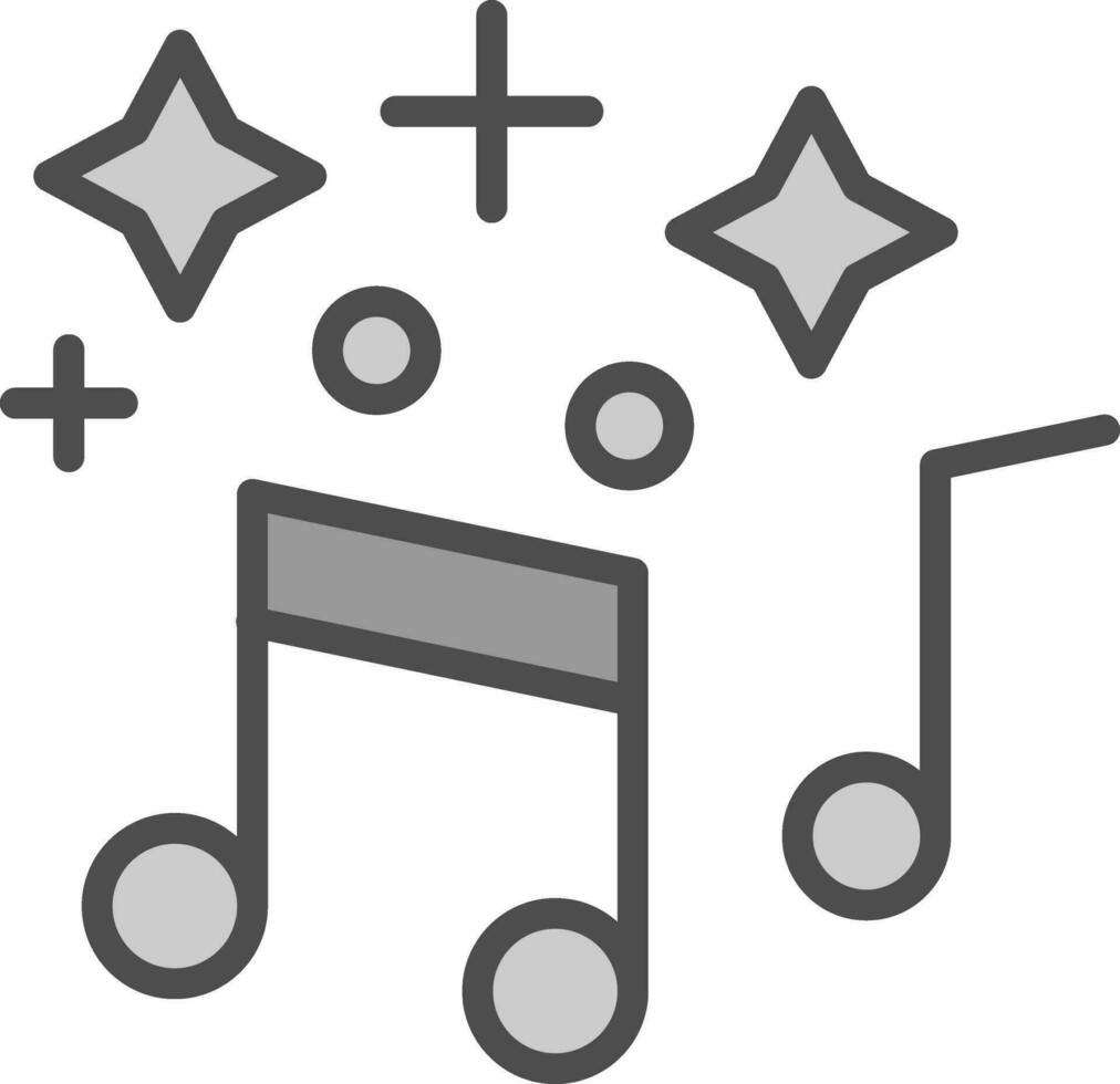 Musical Notes  Vector Icon Design