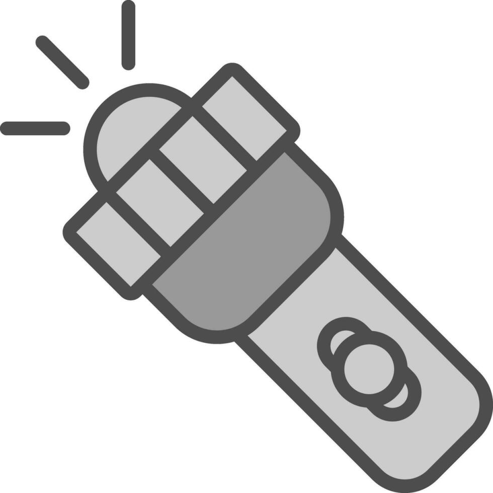 Flashlight  Vector Icon Design