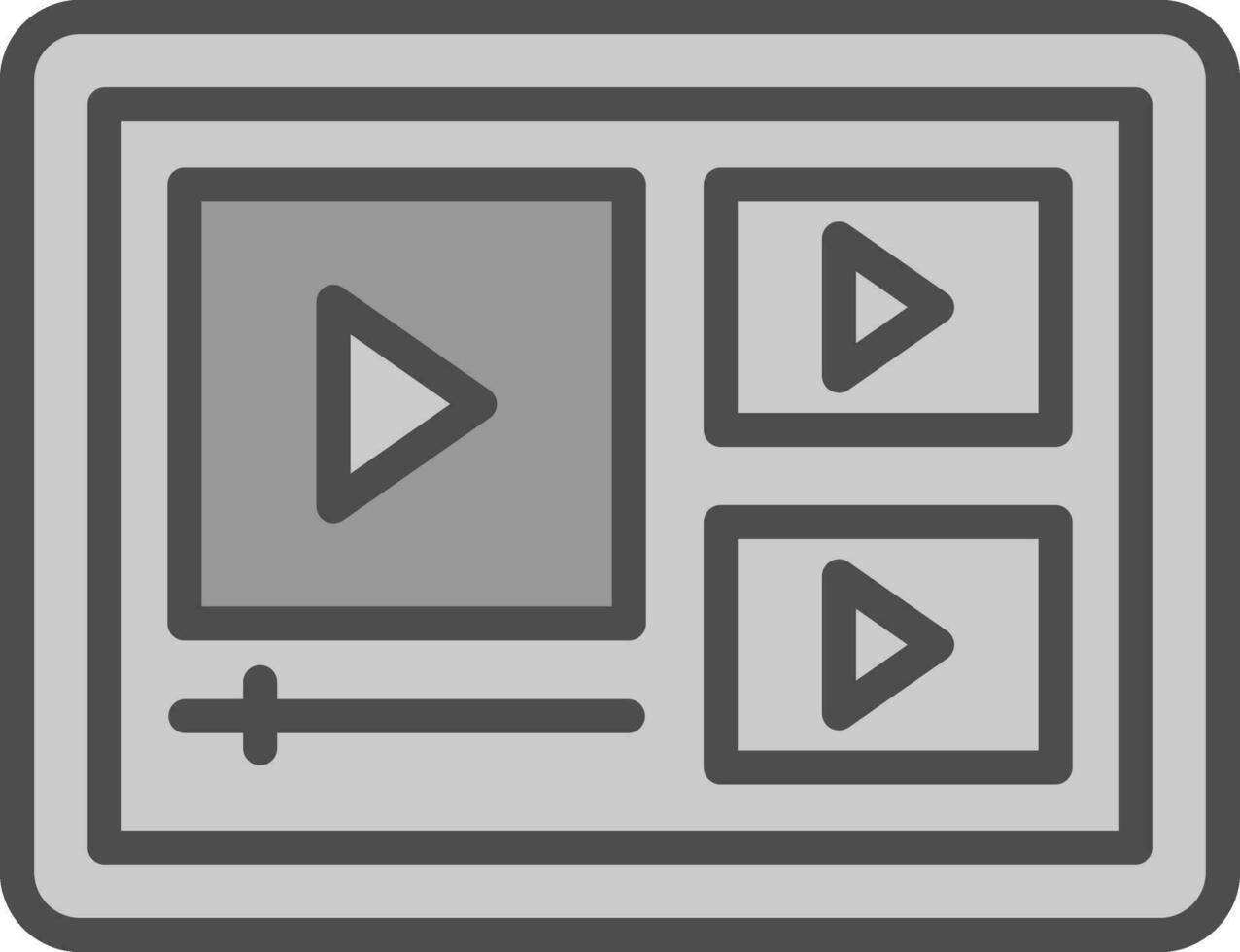 Video Player  Vector Icon Design