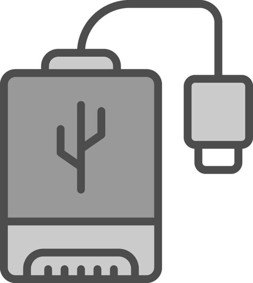 External Hard Drive  Vector Icon Design