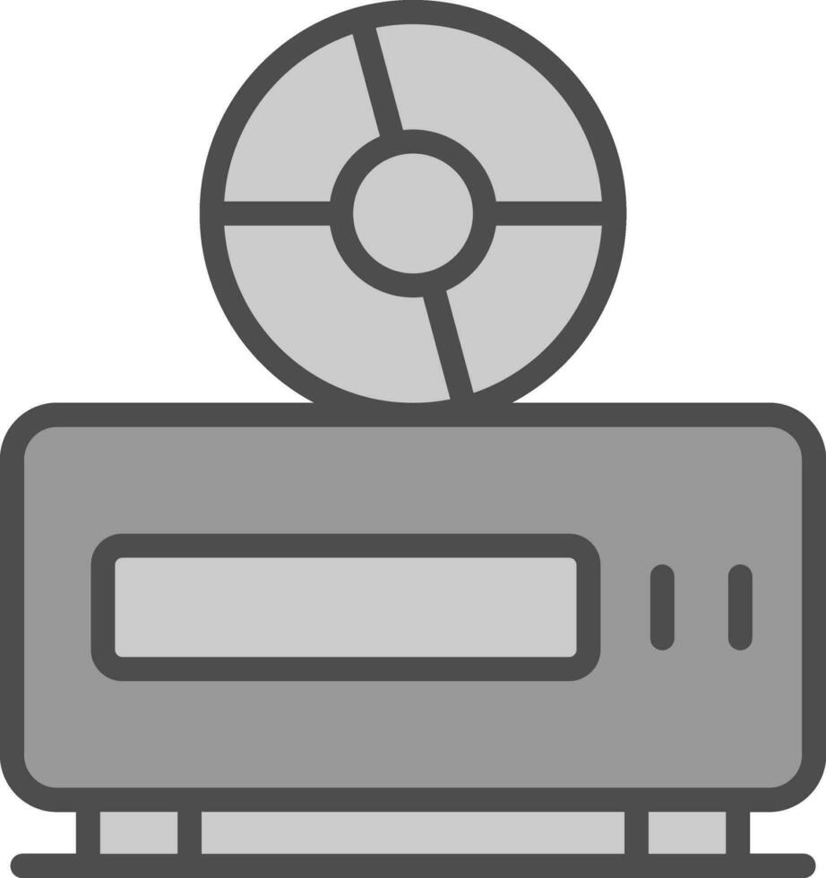 DVD jugador vector icono diseño