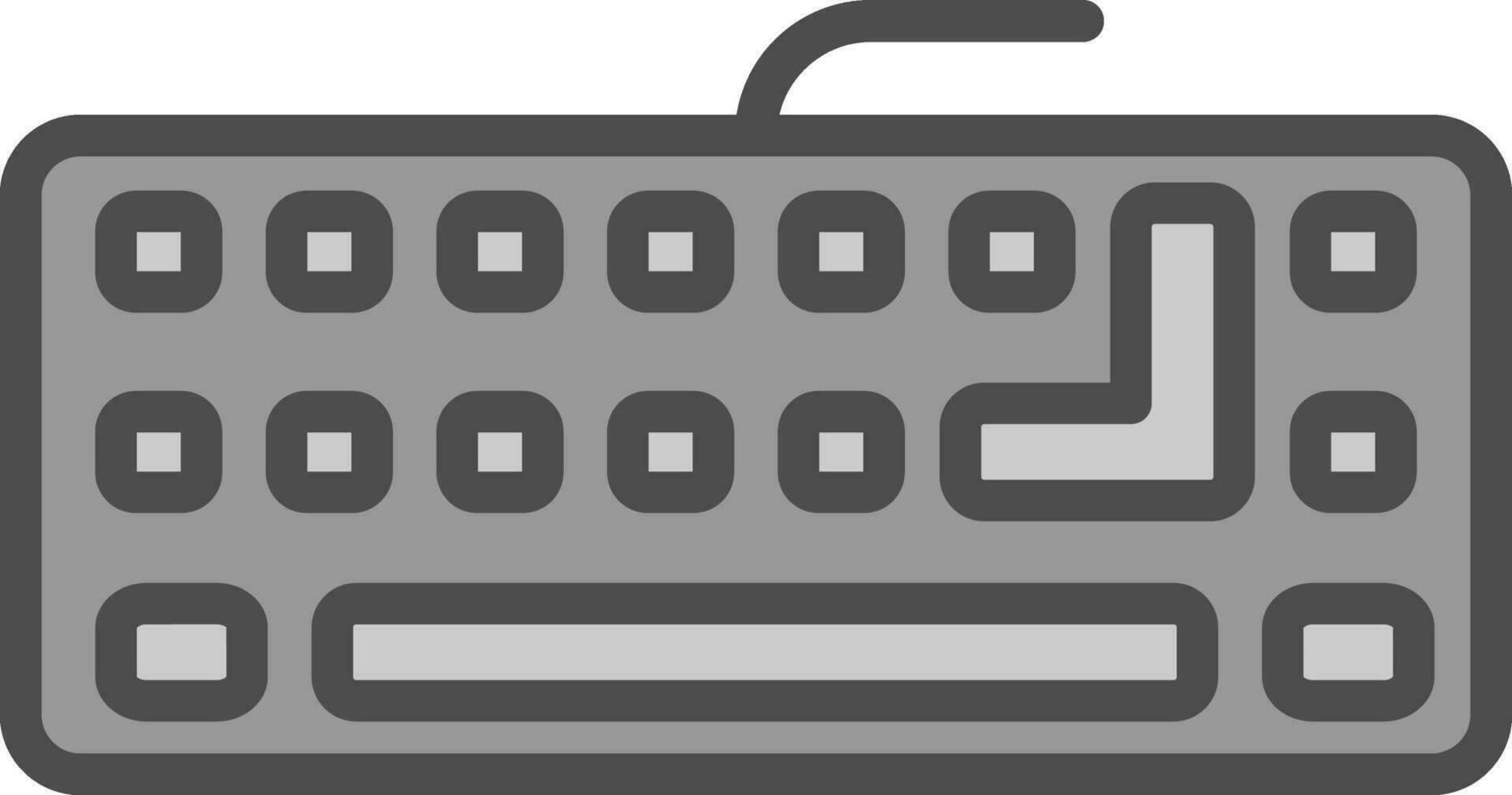 teclado vector icono diseño
