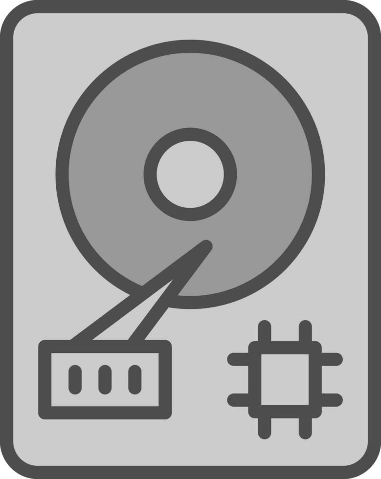 Hard Disk  Vector Icon Design