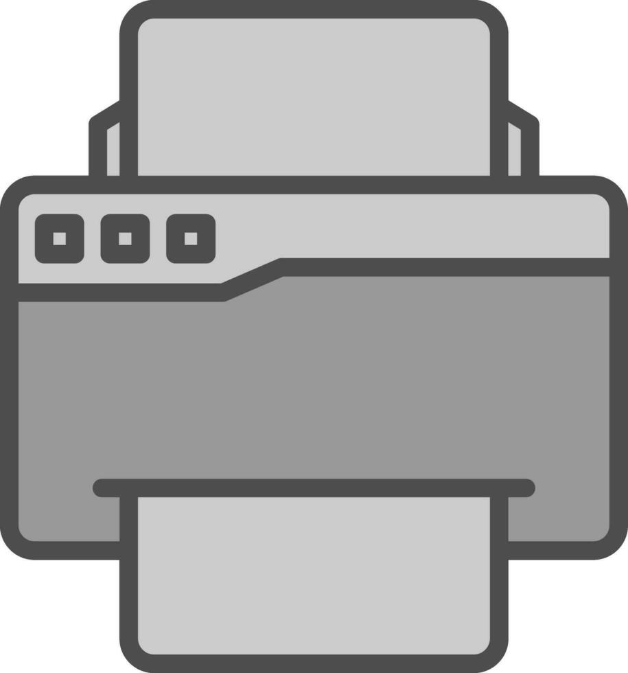 impresora vector icono diseño